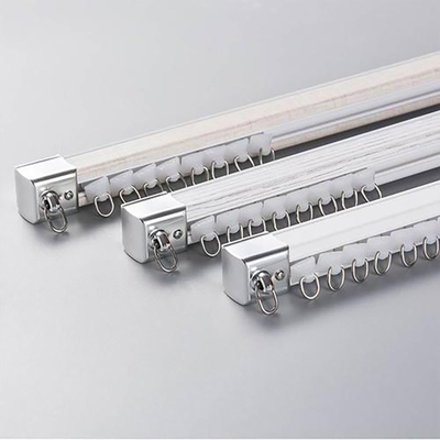 Traces de rideau en acier résistant à la rouille en alliage d'aluminium pour une fiabilité accrue