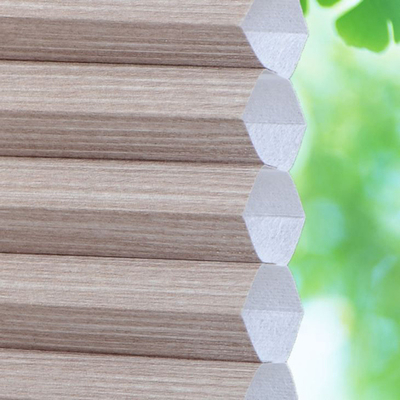 Des stores de nid de miel WY-HB réglables vers le bas pour un style moderne et un contrôle de la lumière du soleil