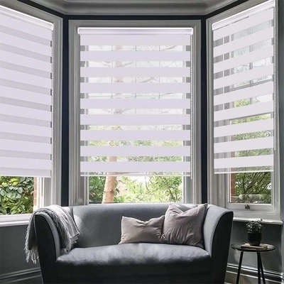 Structure horizontale Blind à rouleaux en polyester personnalisé et durable pour l'intérieur et l'extérieur