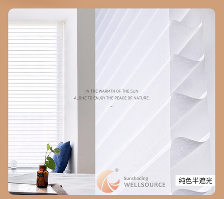WELLSOURCE Manuel 2&quot;Shangri-la nuances Filtrage de lumière non éteint pour la maison, le bureau, l'hôtel, le club, le restaurant sur mesure