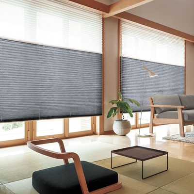 WELLSOURCE manuel sans fil jour et nuit cellulaire nuances non obscurcissement filtrage de la lumière toile de nid de miel pour la maison, le bureau,