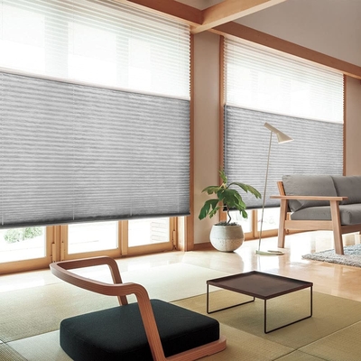 WELLSOURCE manuel sans fil jour et nuit cellulaire nuances non obscurcissement filtrage de la lumière toile de nid de miel pour la maison, le bureau,